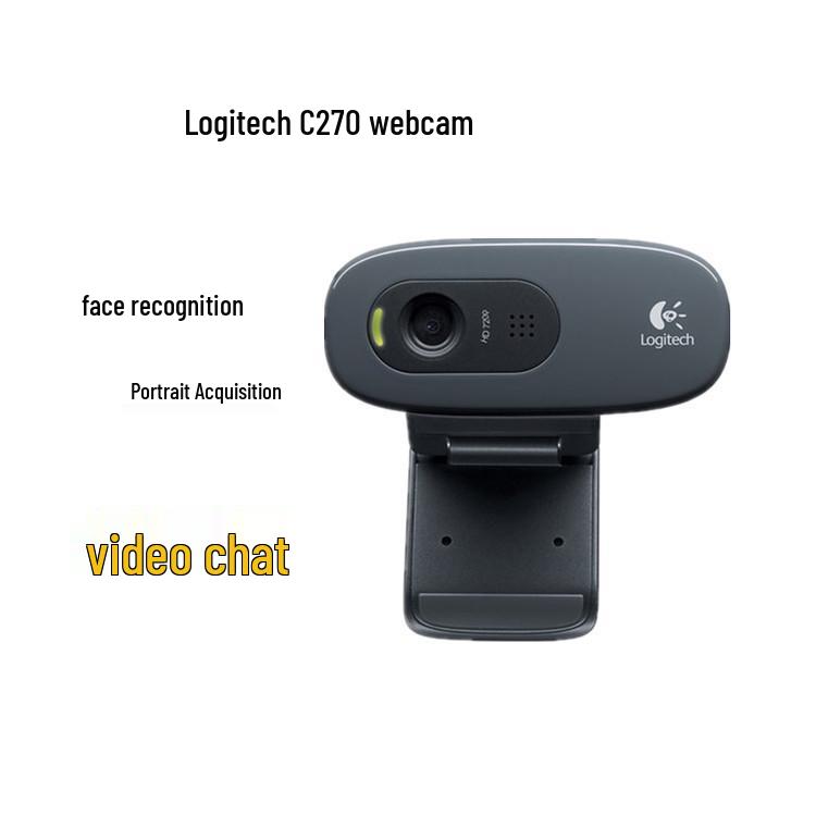 Logitech C270i HD Webcam for Online Classes and Remote Training