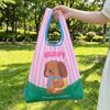 Waterproof Folding Storage Bag Eco-Friendly Handheld Bag Portable Vegetable Storage Bag  Storage