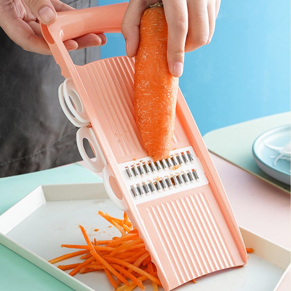 Vegetable Slicer Multifunctional Cut Shred Slicer Manual Food Slicers Stainless Steel Kitchen Cooking Tools