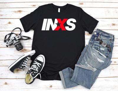 26 INXS Short Sleeve White   Black Men's T Shirt A101 Unisex T-Shirt