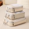 3pcs Multifunctional Travel Compression Bags Large Capacity Storage Mesh Bags  Carry on Luggage