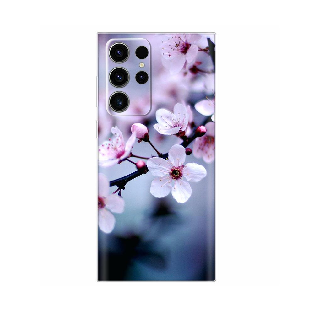 For Samsung S23 Ultra Funda Cute Cartoon Slim Clear Soft TPU Back Phone Cover For Samsung Galaxy S23 Plus S23 S 23 Bumper Cases