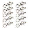 10PCS Bird Foot Rings Stainless Steel Parrots Leg Training Activity Rings for Pet Training