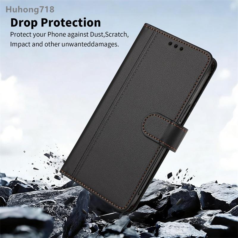 For Vivo Y19 Y19S Y28 Y28S Y29 Y29S Y38 4G 5G Flip Wallet Case Leather Cover With Card Slot Silicone Hand Strap Wireless Charging