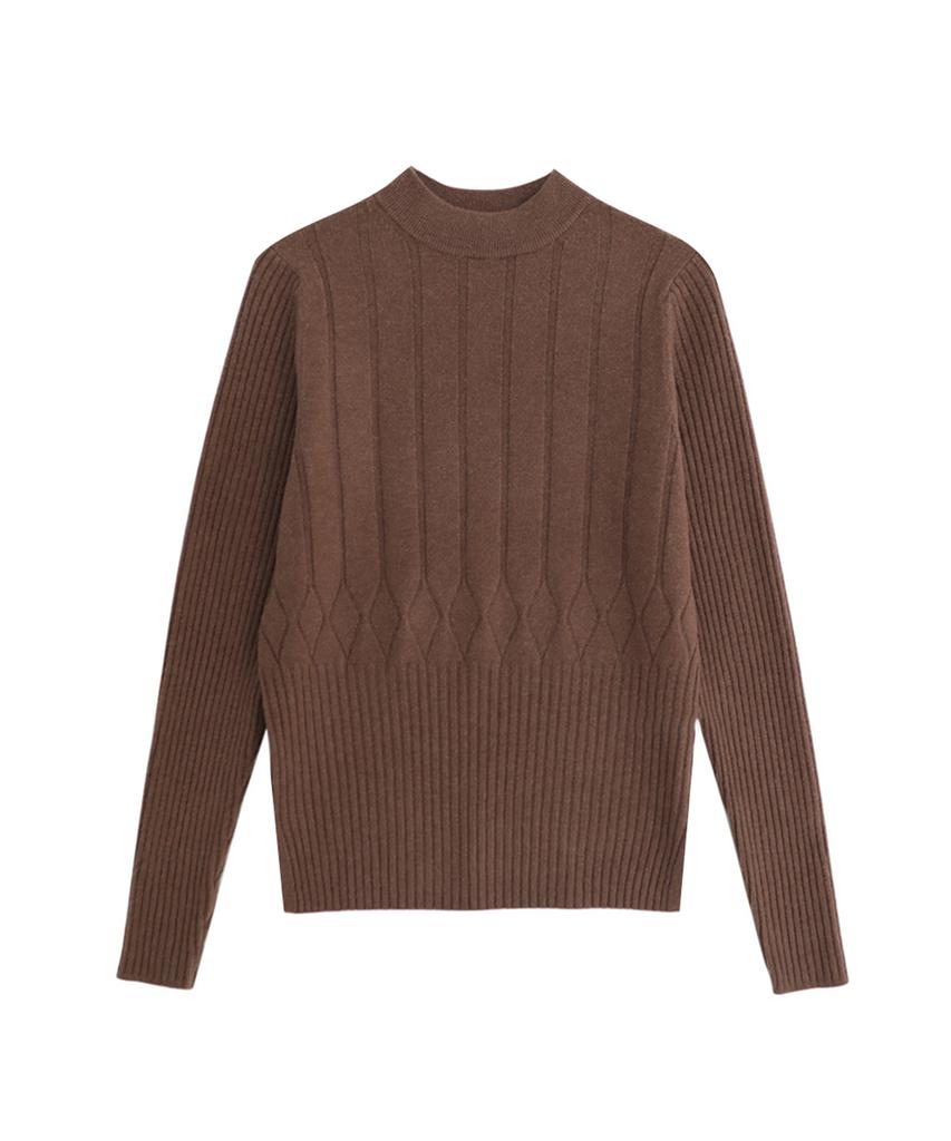 Baseukala Dia Half-Neck Knitwear (5Colors)