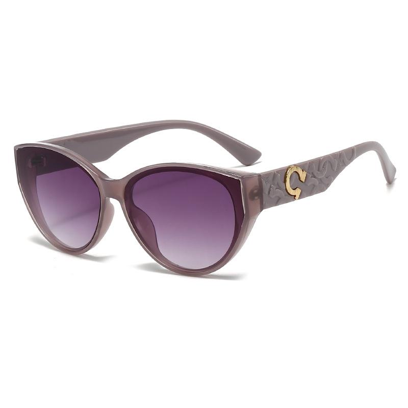 Cute Oval Fashion Women Sunglasses Luxury Stylish Brand Ladies Glasses Influencer Trend Unisex Gradient Designer Shades Uv400