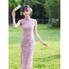 New Chinese national style gentle and improved cheongsam dress women's summer new thin waist dress