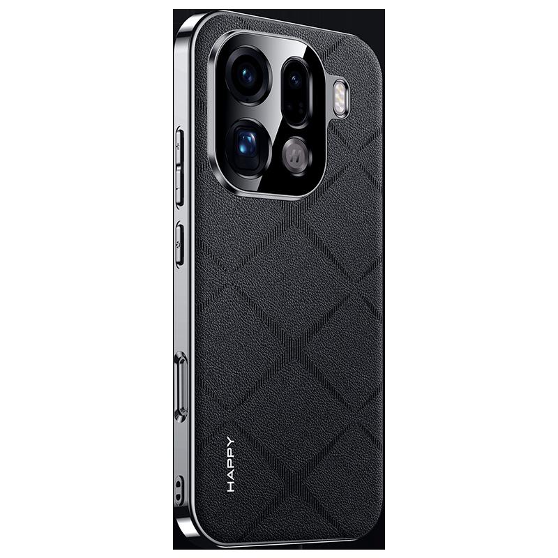 Anwendbar auf OPPOindx9spro Handyhülle High-End schlichtes Leder x9ultra neu Business Männer und Frauen x8pro sturzsicher