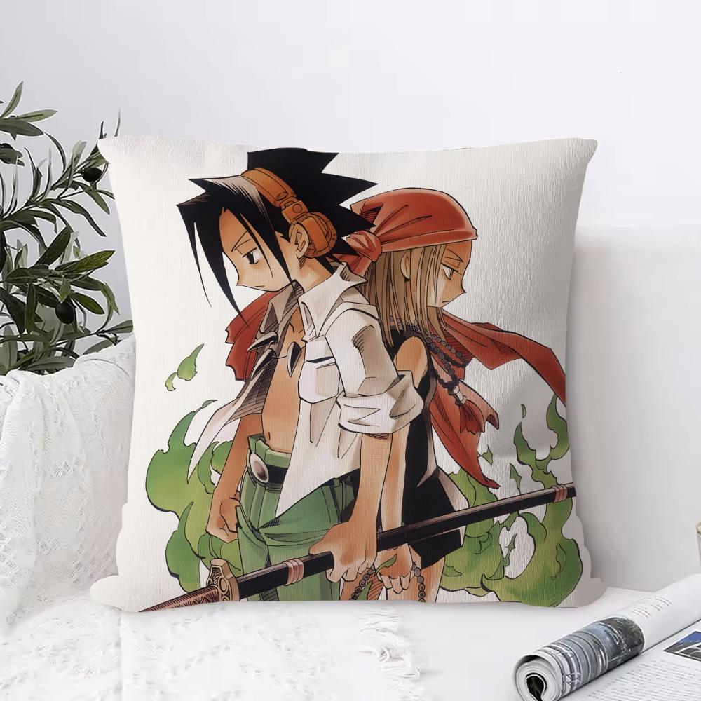 Anime Shaman King Pillow Case Ultra Soft Skin Friendly Fabric Cloud Like Comfort & Concealed Zipper