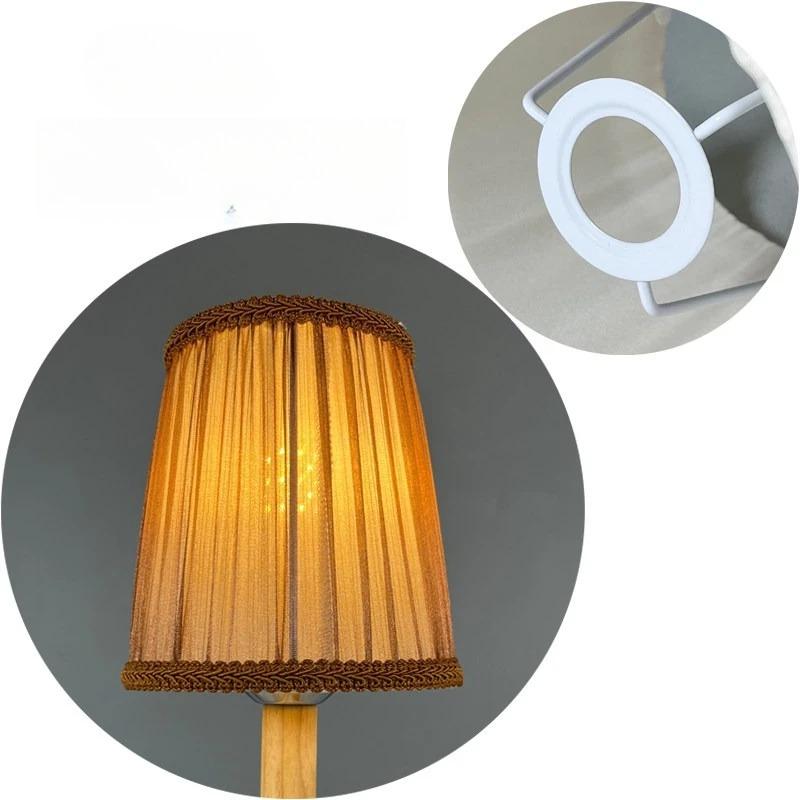 E14/E27/Clamp Fabric Lamp Shade Lighting Accessories for Home Office Decor Hotel Bedroom Bedside Floor Lamp Shell Cover