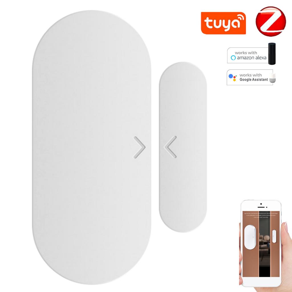 Türsensor für TUYA Handy-Push-Fernsteuerung Sicherheitssystem für Alexa Google Assistant