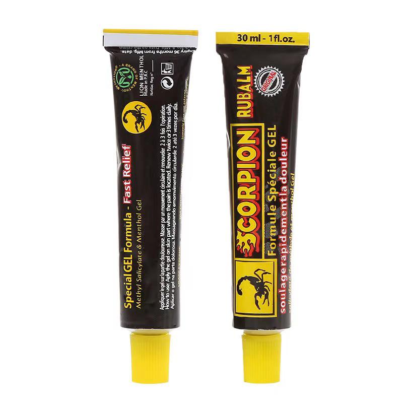 Scorpion Balm Massage Cream, 30ml: Mint Soothing Joint Relief.