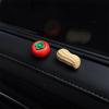 NEW Good Things Happen Car Ornaments Center Console Cartoon Persimmon Peanut Car Display Screen Decorative Stickers