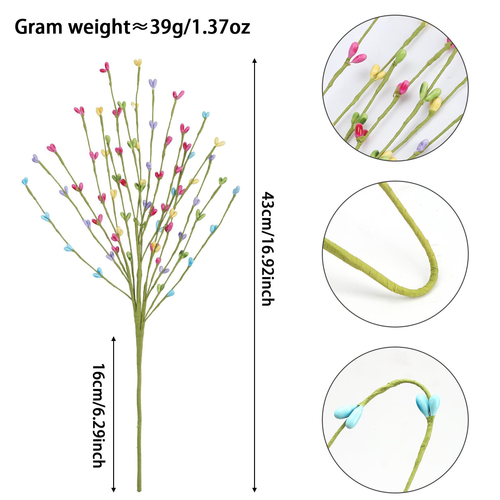 

Artificial Berry Garland Handmade Pastel Berry Picks Easter Pip Berry Sprays Bendable Floral Arrangement Stems For Easter Table