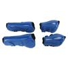 Horse Leg Boots PU Elastic Breathable Thickened Front Hind Horse Leg Protector for TendonBlue Set