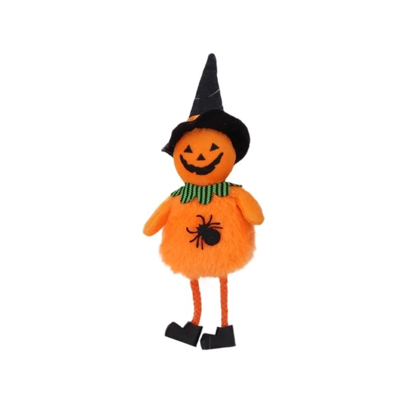 Soft Witch Pumpkins Doll Hanging Decoration Reusable Halloween Party Supplies for Kids Room Classroom Decorations
