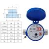 1PC Smart Water Meter Household Mechanical DN15 Rotary Calibrator Water Meter 12x8.5x8cm Flow Measuring Instruments Accessories