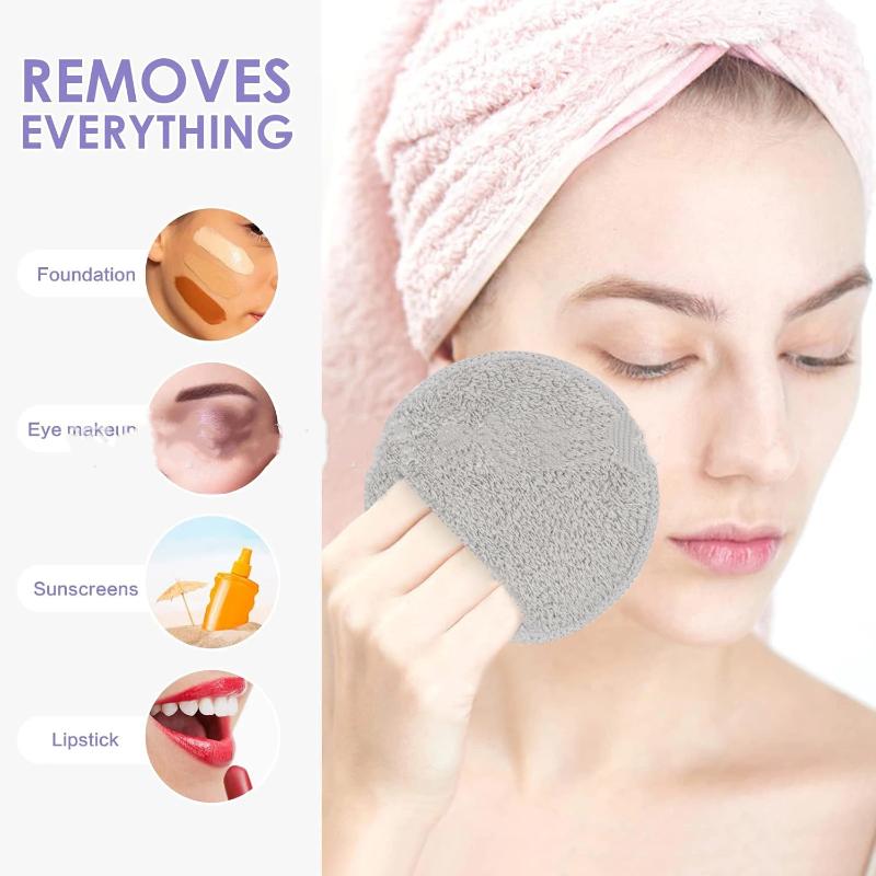 Makeup Remover Cleansing Gloves Reusable Soft Microfiber Face Care Towel Beauty Facial Cleansing Cloth Skin Care