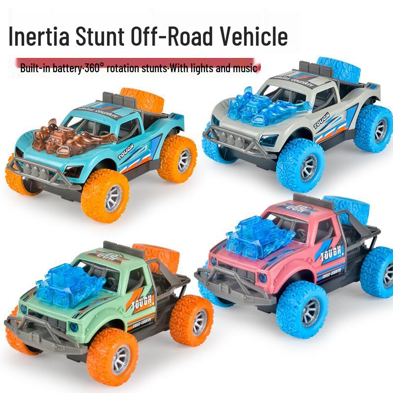 

TikTok Kids Off-Road Electric Toy Car with Flashing Lights and Music