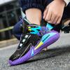 New Lightweight Children Basketball Shoes Swivel Buckle Boys Sports Shoes Breathable Running Trainers Outdoor Kids Tennis Shoes