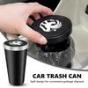 For Vauxhall Car Trash Can Mini Waterproof Storage Cup Holder Garbage Bin Lid Accessories Corsa Astra Mokka Grandland Crossland
