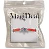 MagiDeal Red String Kabbalah Evil Eye Charm Bracelets for Protection and Luck Adjustable Hand-Woven Red Cord Thread Friendship Bracelet Amulet