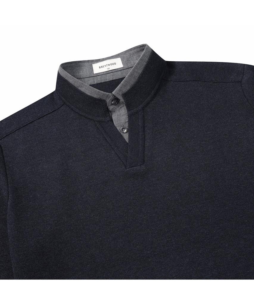 BRENTWOOD Inover Shirt Layered Sweater Brwax26152Nyx