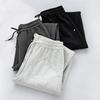 Huamian sweatpants women's trousers autumn and winter new straight wide-leg trousers high waist loose small casual sweatpants