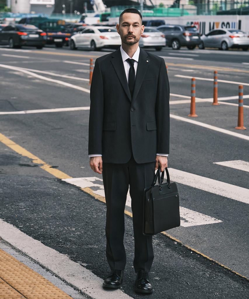 STCO Motion-Free Solid Formal Pants_Charcoal Gray (Classic Fit)_Sslwc52Csc