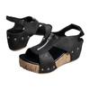 Neue Damen-Plateau-Keilabsatzschuhe mit Retro-Stil, Sommersandalen für Damen