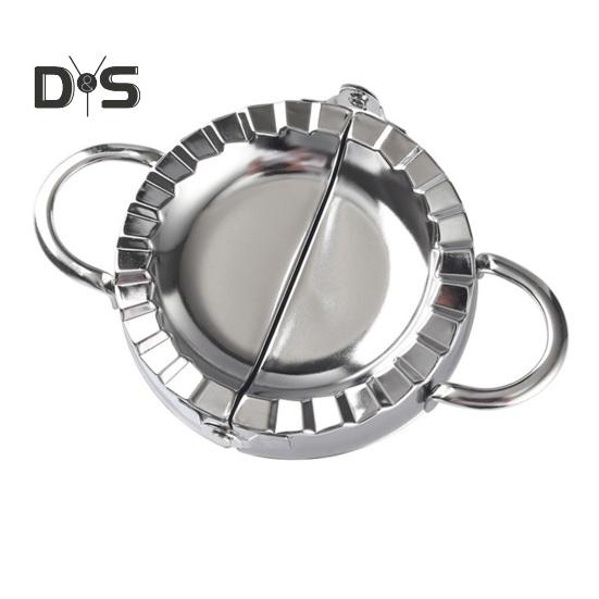 

Пресс для пельменей из нержавеющей стали для равиоли, пирогов, нержавеющий кухонный гаджет для быстрого складывания теста для вонтонов M