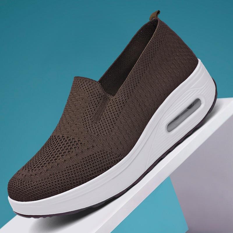 Low Cut Rubber Shoes For Women Slip On White Casual Walking Shoes Fashion Comfortable Shoes