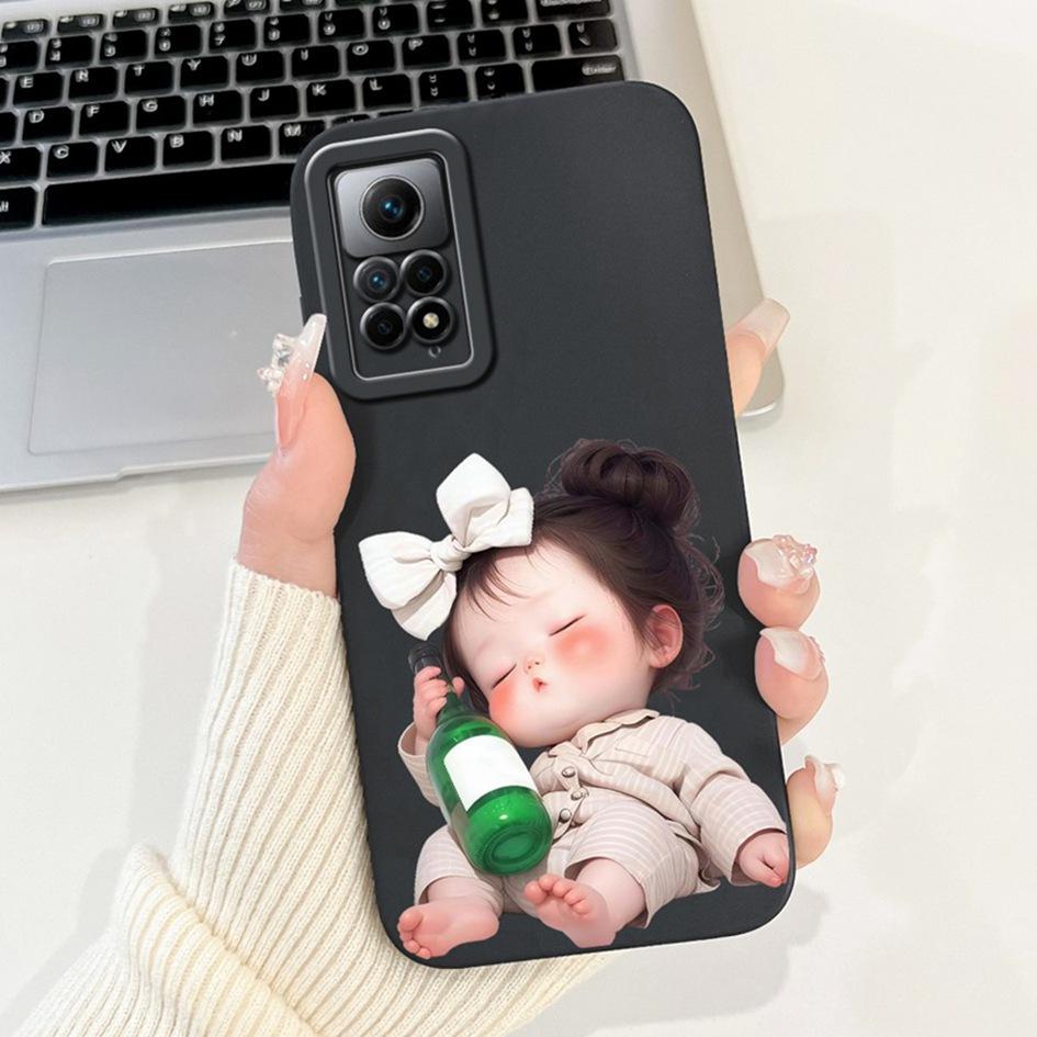 For Cover Xiaomi Redmi Note 12 Pro 4G Case Popular Space Flower Soft Silicone Back Cover For Xiaomi Redmi Note12 Pro 4G TPU Capa