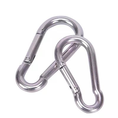 304 Stainless Steel Spring Snap Carabiner Quick Link Lock Ring Hook Snap Shackle Chain Fastener Hook