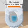 Waterproof Universal Toilet Seat Cushion with Straps - Four Seasons Use (2024 Edition)