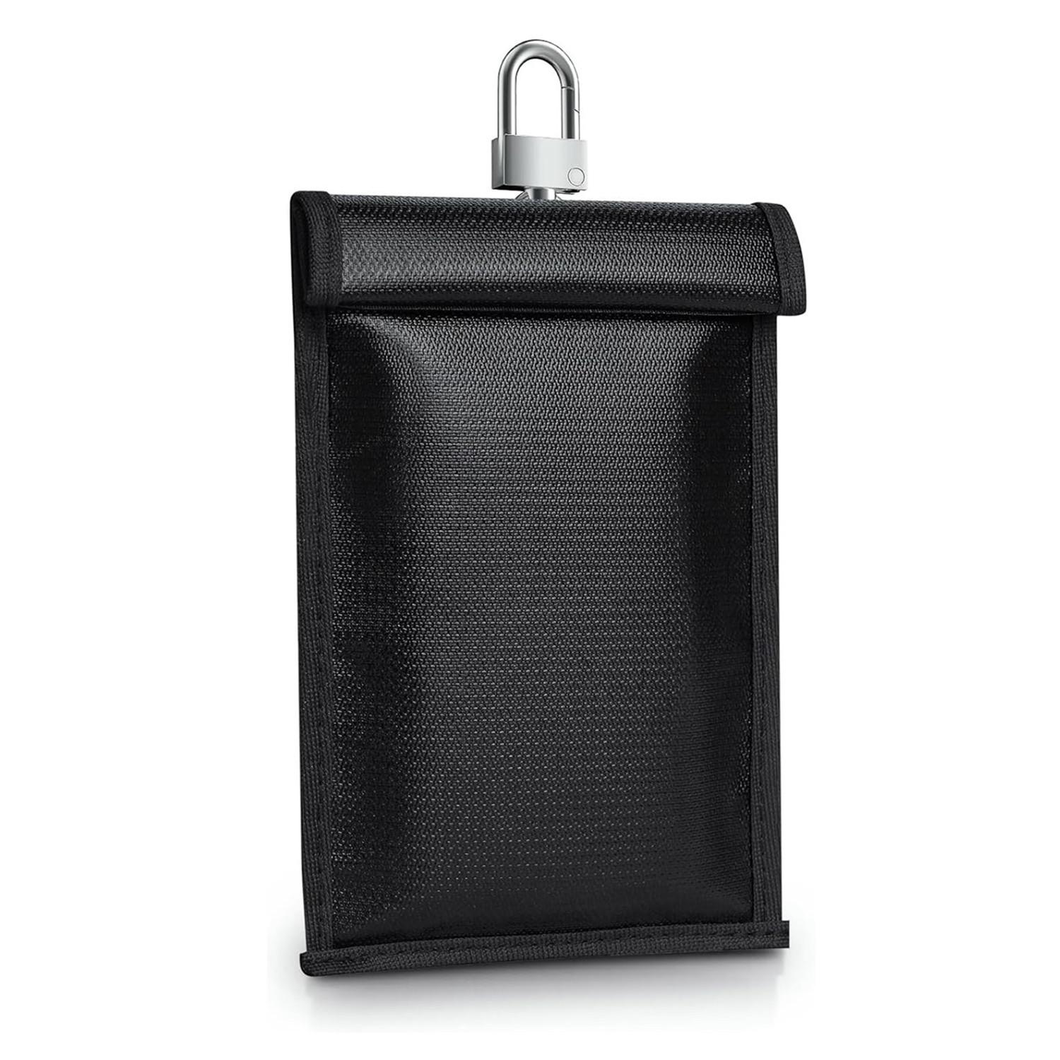 2024 Fireproof Waterproof RFID Shielding Key Holder & Phone/Tablet Bag