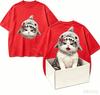 Cute cat Gift T-shirt Men Women Harajuku Oversized Unisex Short Sleeve Streetwear high quality Couples hot product Comfortable