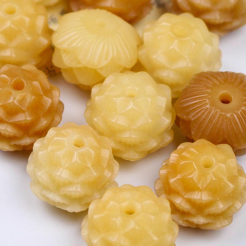 Wisiorek Korzeń Bodhi Węgiel Lotosowy: Koraliki buddyjskie do tworzenia biżuterii DIY, bransoletek