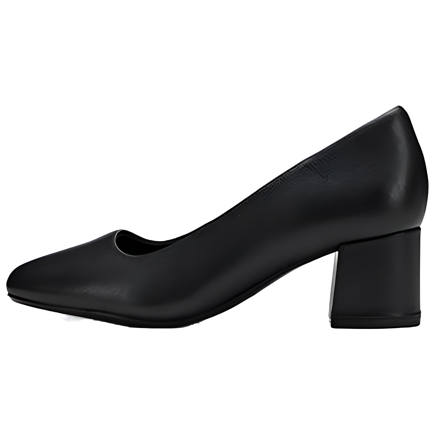 Clarks Leather Fashion Square Toe Chunky