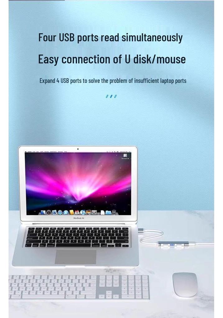 USB 3.0 Hub Extension for Laptop/Desktop