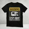 Step Away From The Thermostat Funny Dad Warning Graphic Unisex T-shirt
