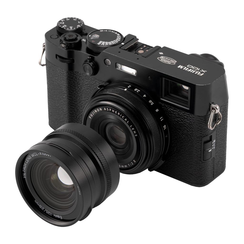 VILTROX Wide Conversion Lens for Fujifilm X100 Black 0.8x Series, WCL-X100VI