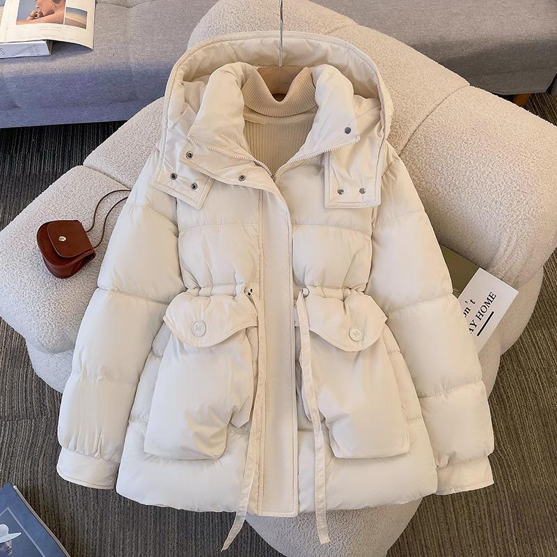 Down Cotton-padded Clothes for Women In Winter 2025, New Short Cotton-padded Jackets, Fashionable Waist and Thin, Thickened Cotton-padded Jackets