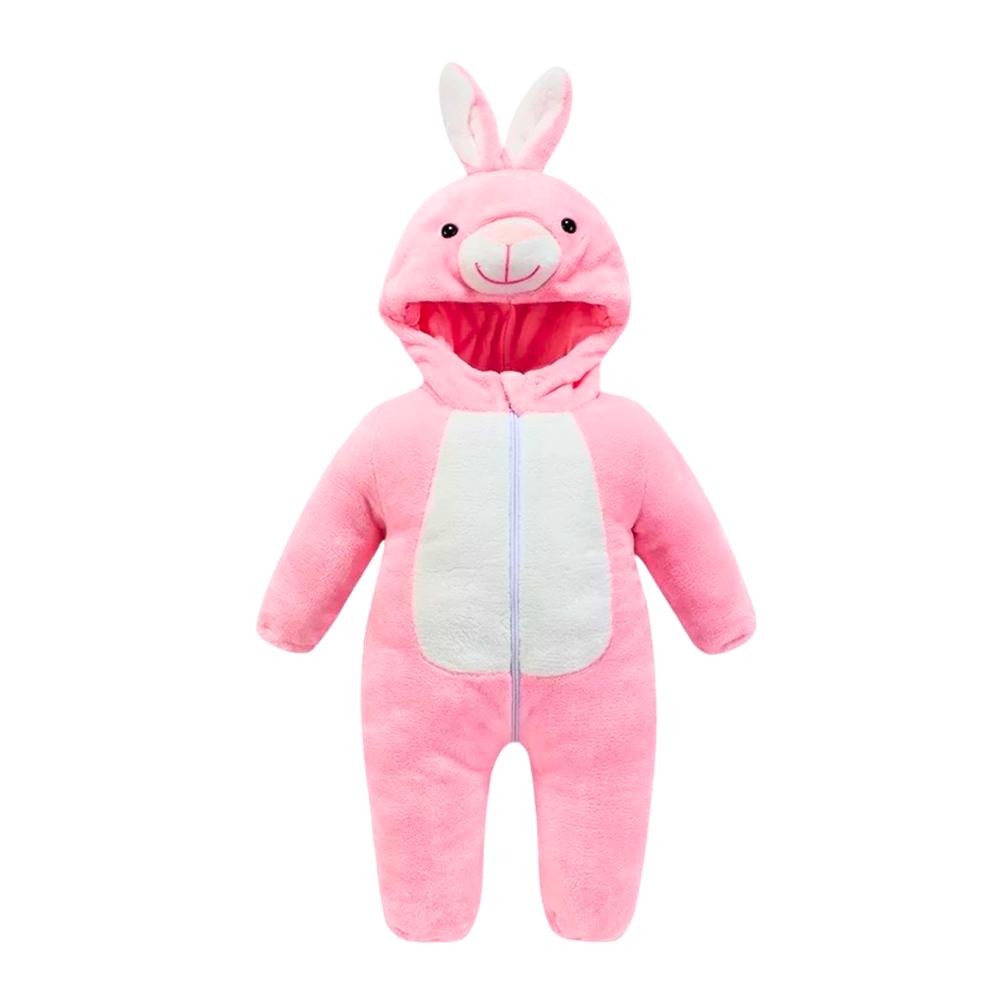 Piżama Onesie Przebranie Śpiochy Różowy Króliczek Niemowlę 100: 85-90 Cm
