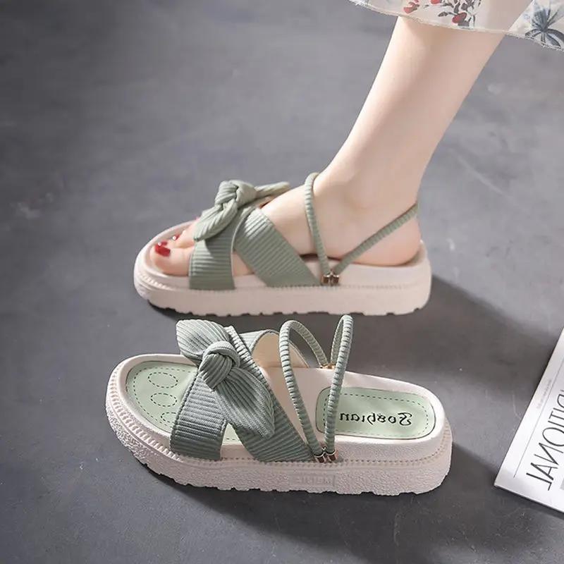Fashion Round Toe Tip Woman Shoes Vintage Comfortable and Elegant Open Toe Sandal The Best Low Price Designer Original Sandals for Women