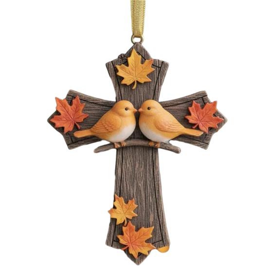 Bird Christmas Ornament Christian Symbol Hanging Decoration Bird And Faith Token Ornament for Xmas Tree