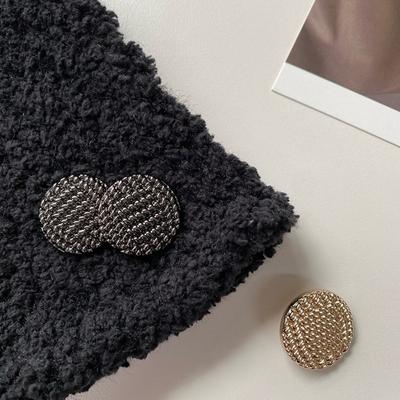 DIY Woven Metal Buttons 15-25mm Clothing Buttons High Quality Shirt Buttons Clothing Accessories