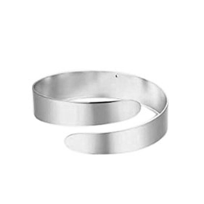 Damen Metallblatt Design Offener Armreif - Minimalistischer Europäischer & Amerikanischer Stil