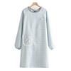 Breathable Long Sleeve Apron Protective Suspender Work Dress Cleaning Apron  Restaurant Use