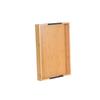ZISIZ Bamboo Rectangular Tea Serving Tray